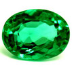Oval 1.25 Green Emerald - #1082945