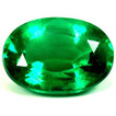 Oval 0.77 Green Emerald - #1083614