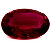 Oval 0.55 Red Ruby - #1105988