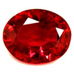 Oval 0.68 Red Ruby - #1112414