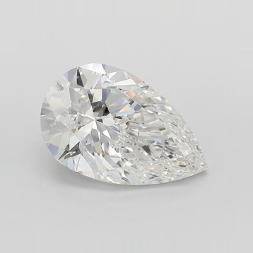 Pear 3.08 E VVS2 - #1055716 - Lab Grown