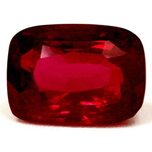 Cushion 3.87 Red Ruby - #1067332