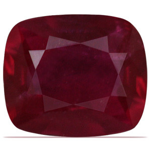 Cushion 0.62 Red Ruby - #1067388