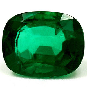 Cushion 2.81 Green Emerald - #1067698