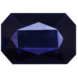 Emerald 0.96 Blue Sapphire - #1068569