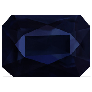 Emerald 1.35 Blue Sapphire - #1068585