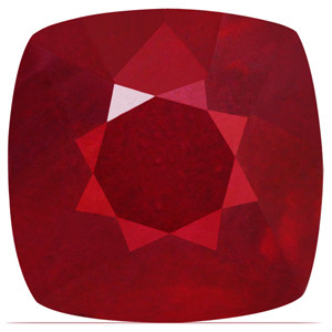 Cushion 3.77 Red Ruby - #1068597