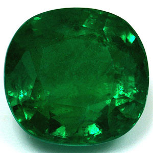 Cushion 5.38 Green Emerald - #1069104