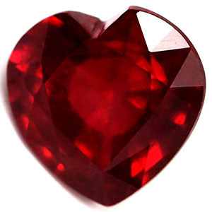 Heart 3.64 Red Ruby - #1069347
