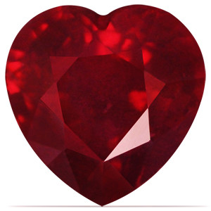 Heart 2.77 Red Ruby - #1069346