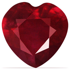 Heart 3.72 Red Ruby - #1069370