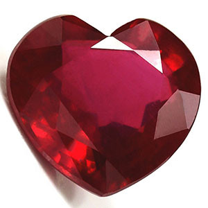 Heart 4.30 Red Ruby - #1069349