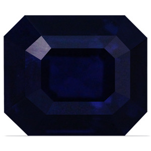 Emerald 0.84 Blue Sapphire - #1069393