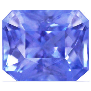 Emerald 0.83 Blue Sapphire - #1069397