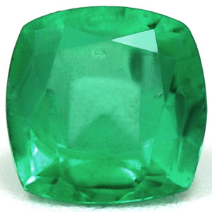 Cushion 0.72 Green Emerald - #1070147