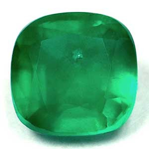Cushion 0.88 Green Emerald - #1070736