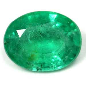 Oval 1.05 Green Emerald - #1070771