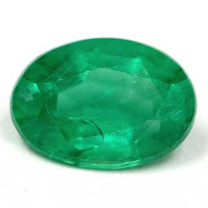 Oval 1.00 Green Emerald - #1070784