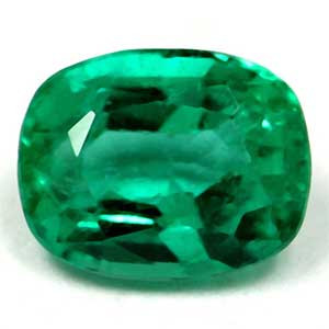 Cushion 0.60 Green Emerald - #1070799