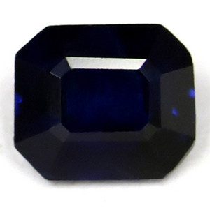 Emerald 0.76 Blue Sapphire - #1070883