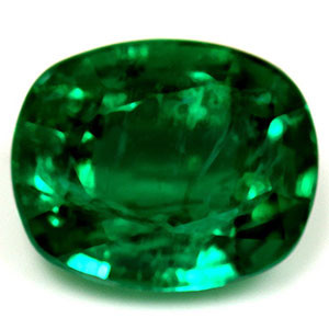 Cushion 3.00 Green Emerald - #1071239