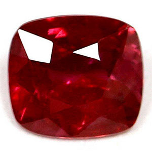 Cushion 0.69 Red Ruby - #1070925