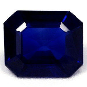 Emerald 0.74 Blue Sapphire - #1071552