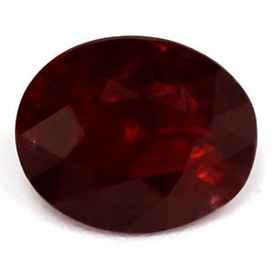 Oval 0.68 Red Ruby - #1071395