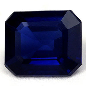 Emerald 0.73 Blue Sapphire - #1071555
