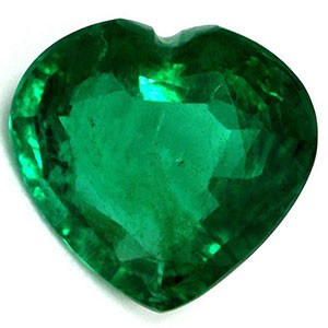 Heart 0.96 Green Emerald - #1072000