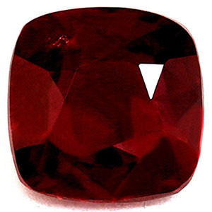 Cushion 0.58 Red Ruby - #1072421