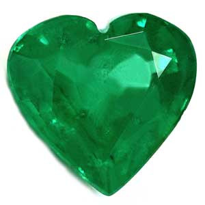 Heart 3.30 Green Emerald - #1072797