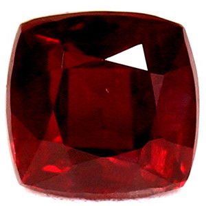 Cushion 0.62 Red Ruby - #1073304