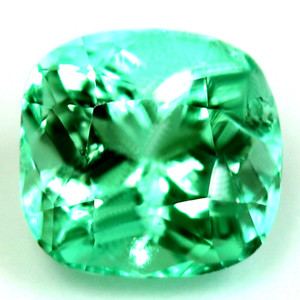 Cushion 0.68 Green Emerald - #1073549