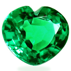 Heart 0.73 Green Emerald - #1073992
