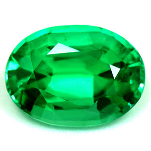 Oval 0.63 Green Emerald - #1074632