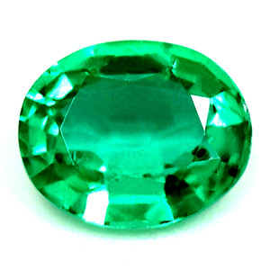 Oval 0.57 Green Emerald - #1074666