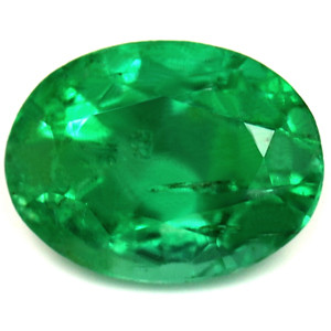 Oval 0.70 Green Emerald - #1075653