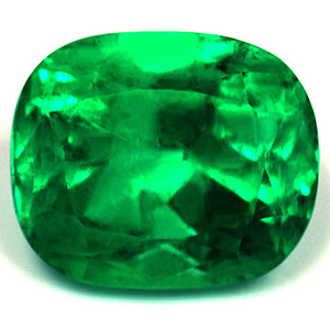 Cushion 3.70 Green Emerald - #1075886