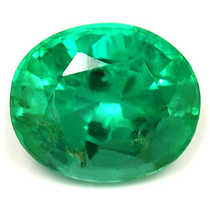 Oval 0.64 Green Emerald - #1075673