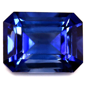 Emerald 0.89 Blue Sapphire - #1075494