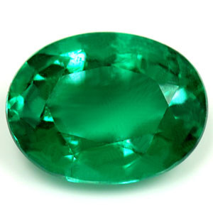 Oval 1.42 Green Emerald - #1076383