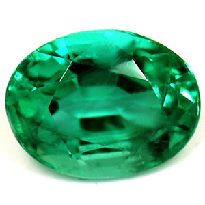 Oval 1.45 Green Emerald - #1075780