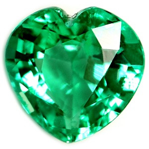 Heart 0.94 Green Emerald - #1076227