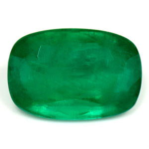 Cushion 1.23 Green Emerald - #1076226