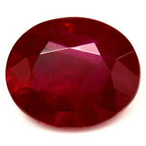 Oval 0.76 Red Ruby - #1075594