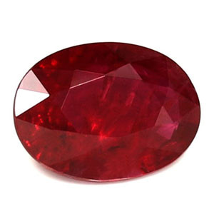 Oval 0.68 Red Ruby - #1076454