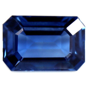 Emerald 0.67 Blue Sapphire - #1076961