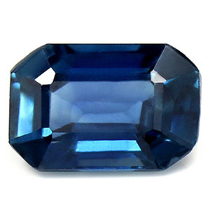 Emerald 0.62 Blue Sapphire - #1077047