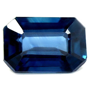 Emerald 0.71 Blue Sapphire - #1077248